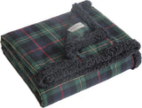 Eddie Bauer Filt, Bomullsflanell, Heminredning, Vändbar, Sherpa Sängkläder, Pine Check, Throw Quilts & Quilts Naty Shop