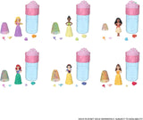 Mattel Disney Princess Royal Color Reveal liten docka med 6 överraskningar, inklusive doftring och 4 tillbehör (dockor kan variera), Garden Party Series HRN63