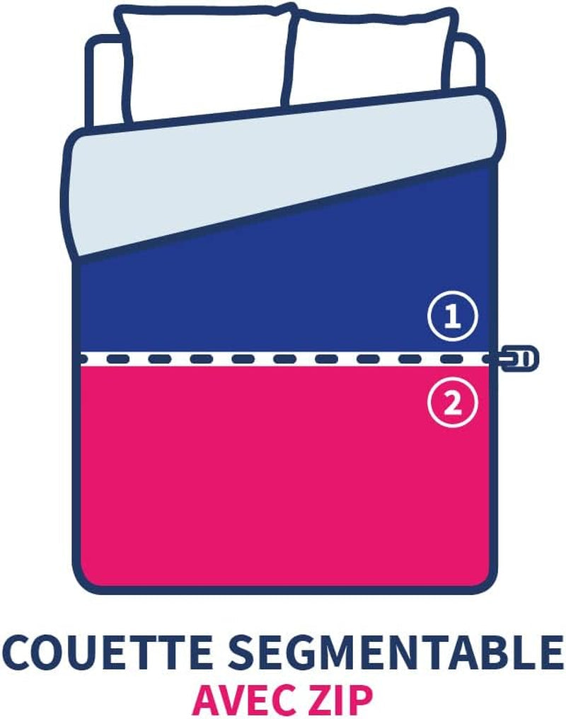 KSGB402460 Quiltad säng för 2 personer, lätttvättbar, vit, 220X240 cm Täcken och täcken Naty Shop