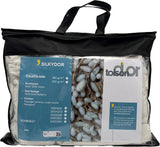 Toison D'Or Silkydor naturtäcke, 380 satin bomull, 240 X 280 cm, vitt Täcken och täcken Naty Shop