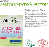 Almawin eco, diskmedel 2,8 kg, 112 tvättar, kan doseras för olika mängder disk Naty Shop