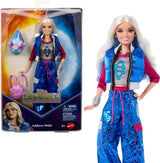 Mattel Disney Zombies 4: Dawn of the Vampires Addison Wells modedocka med avtagbar outfit och 6 filminspirerade tillbehör, JFG32