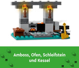 LEGO Minecraft The Armory-lekset med hjältefigurer, leksaksvapen och Alex-figur, actionleksak för pojkar och flickor, present till spelare och barn 7 år gamla 21252 Byggset Besuche den LEGO-Store