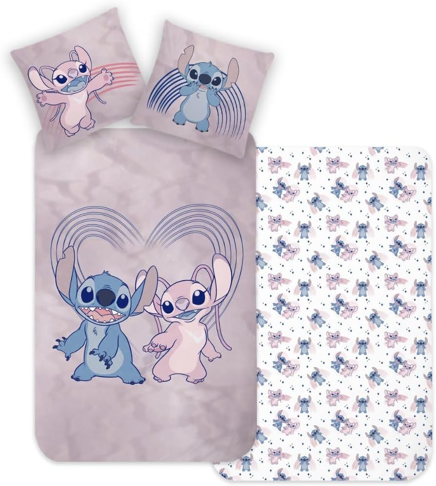 Stitch sängkläder, bomull Sängkläder - barn Naty Shop Flanell
