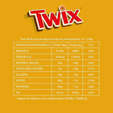 Twix vita chokladkakor | Kola, kex, vit choklad | Choklad Multi Pack | 5 barer (5 x 46 g) (paket med 5)