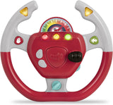 Plast Battat, BT2525Z interaktiv rattleksak Även för resor och bilturer med ljus och ljud för barn från 2 år och uppåt, röd, kompatibel med bilar Bebe Toys Naty Shop