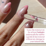 Pressande nagelborttagare