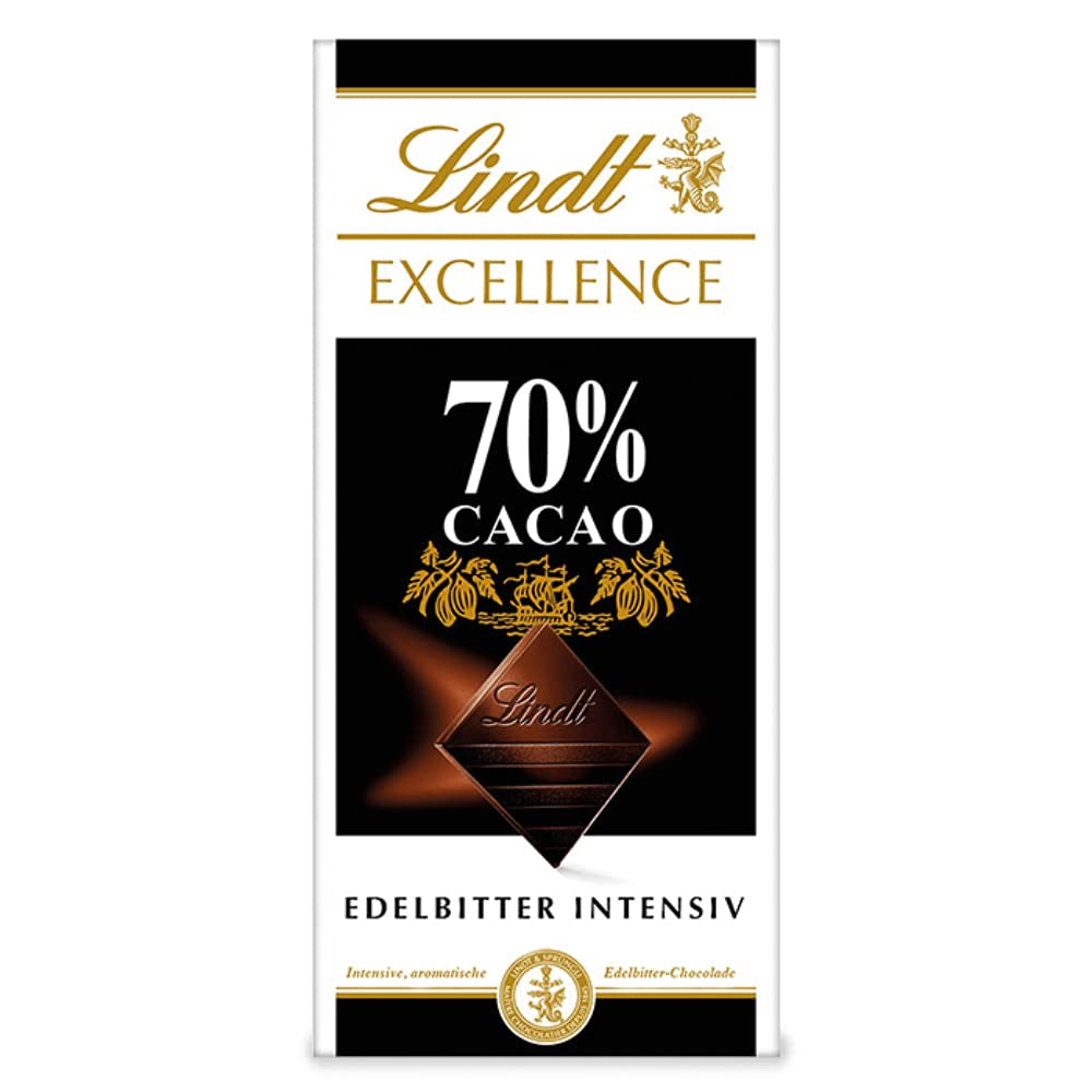 Lindt Choklad | Bar EXCELLENS 85 % kakao | 100g | Extra mörk choklad | Vegansk chokladkaka