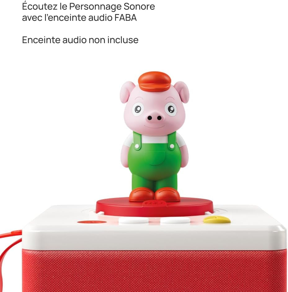 De tre små grisarna ljudfigur - berättelser med ljud - leksak, pedagogiskt innehåll, fransk version, barn i åldrarna 4 till 6 Bebe Toys Naty Shop
