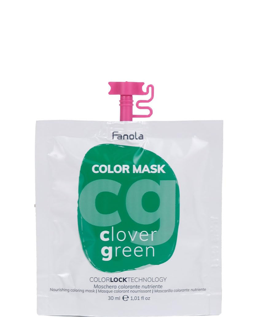 Fanola Clover Green Color Mask 30ml Naty Shop Hair Mask Standardtitel