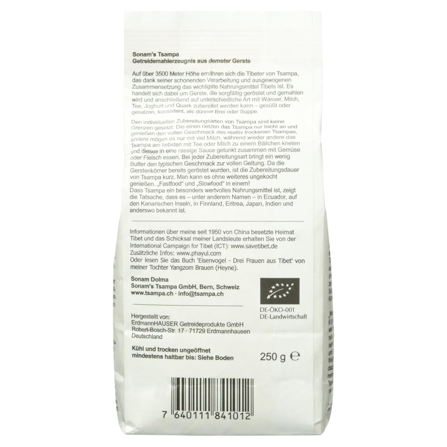 Tsampa korn från Sonam, 250g