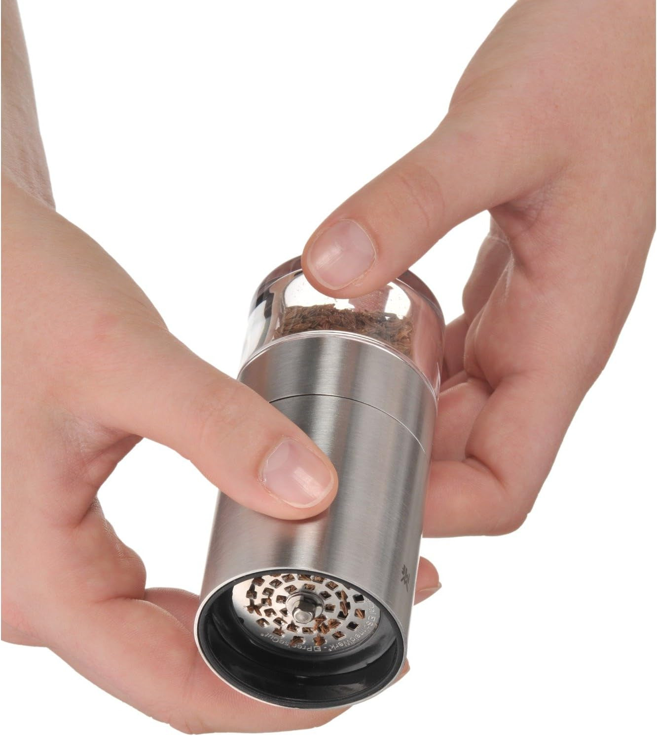 WMF Gourmet kryddkvarn 10,5 cm, rostfritt stål Cromargan Grinders and Slicers Naty Shop