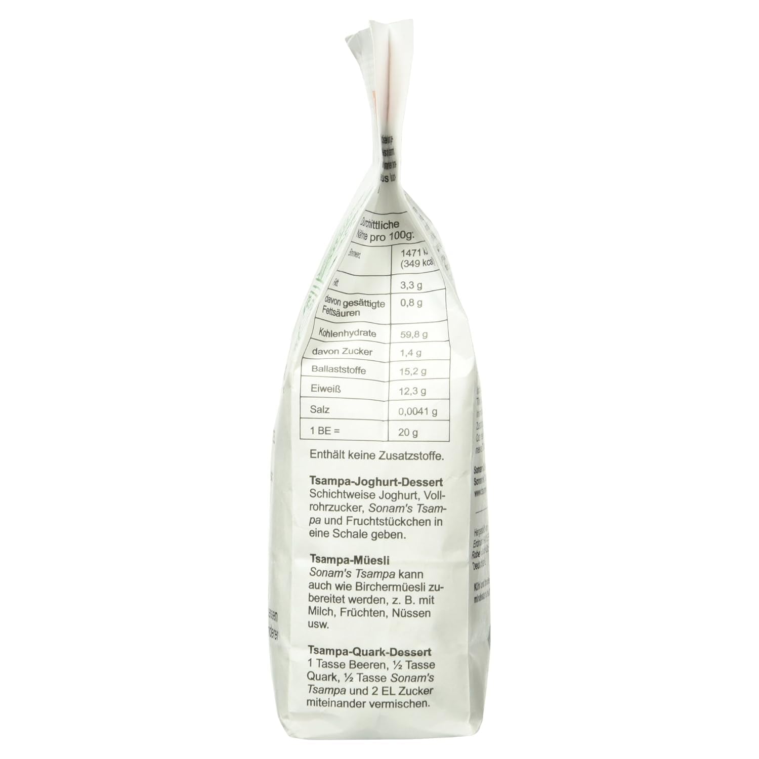 Tsampa korn från Sonam, 250g