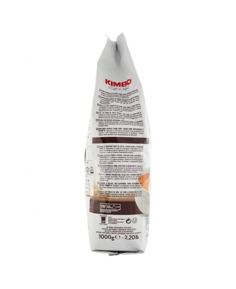 3x Espresso Classico kaffebönor, medelrostade, hela kaffebönor, medelrostade, 1 kg påse, Neapelkaffe