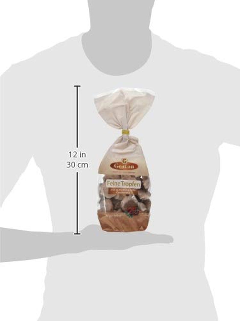Fina droppar med chokladsmak Förpackning om 18 (18 x 80 g)