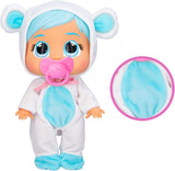 Cry Babies Loving Care Kristal Doll, Kristal Loving Care Baby Doll med 3 tillbehör för Doctor Play, Nursing Care, Crying with Real Tears, Toy for 18 Months Baby