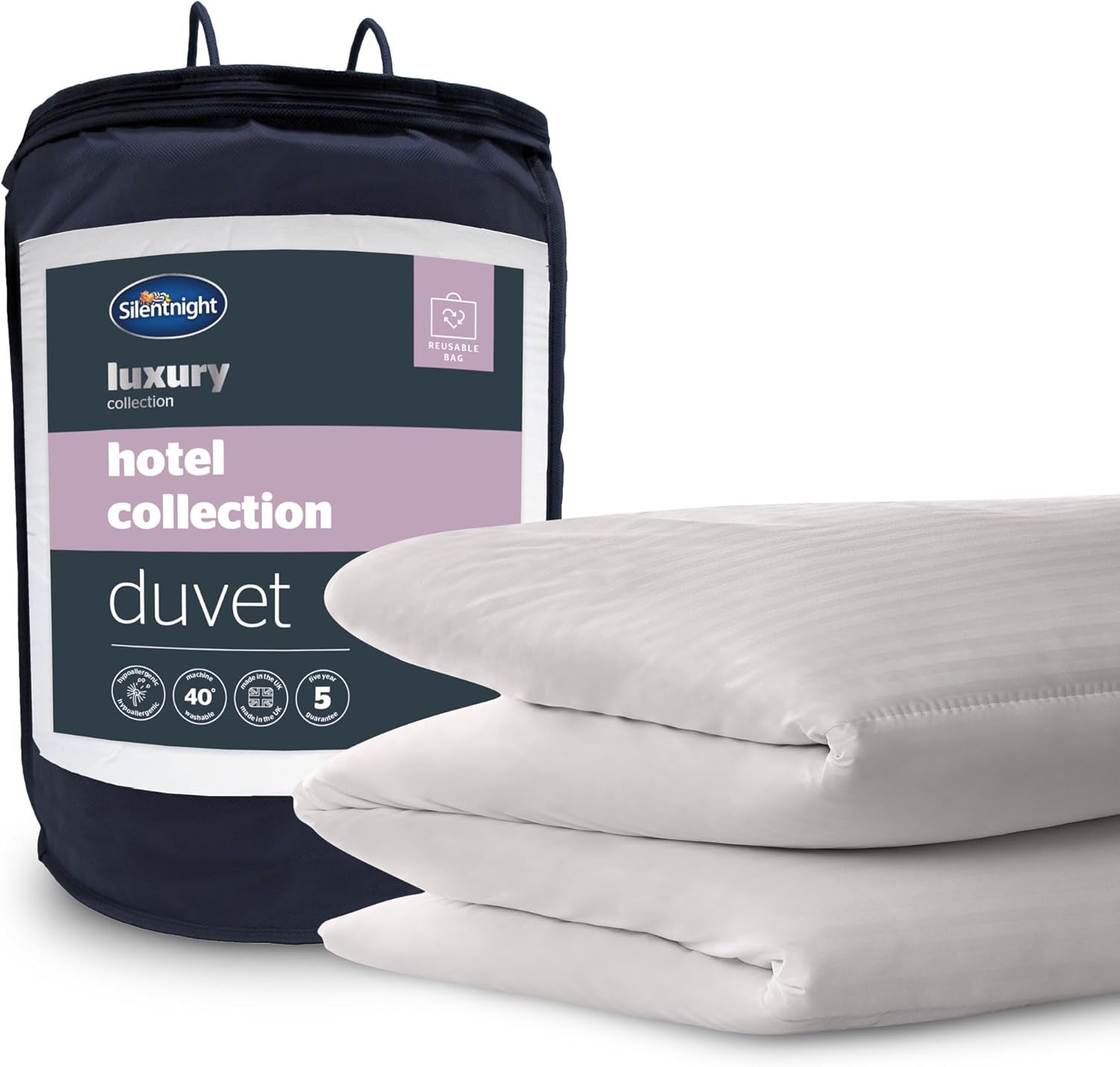 Duvet Silentnight Hotel Collection 10,5 Tog - dubbelsäng, polyester, vit Täcken och täcken Naty Shop Dubbelsäng 10,5 Tog