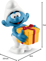 Schleich 20816 Smurfar med present, För barn över 3 år, Smurfar - lekfigur Actionfigurer Naty Shop