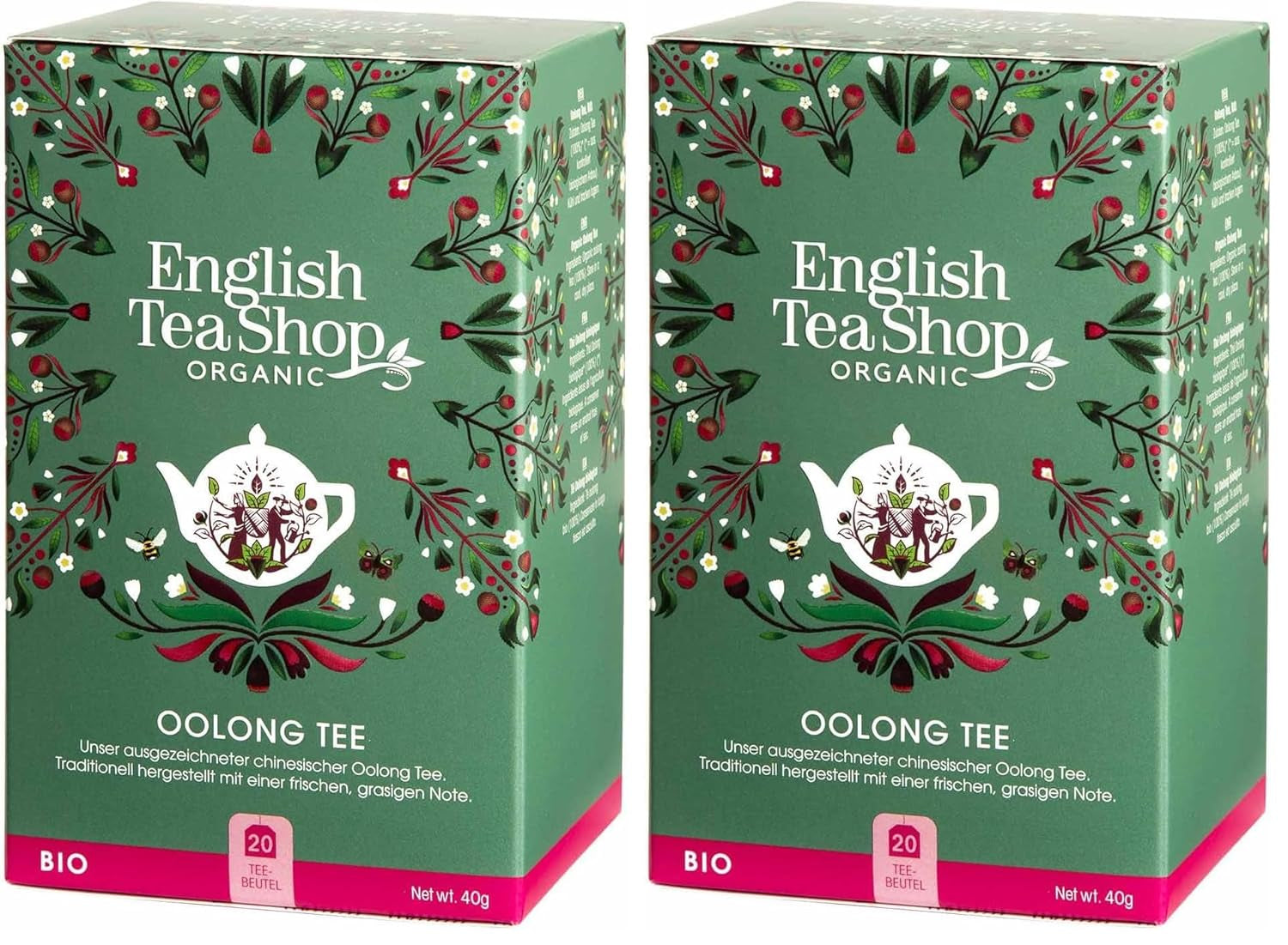 English Tea Shop - Thé Oolong Bio (paket med 2)