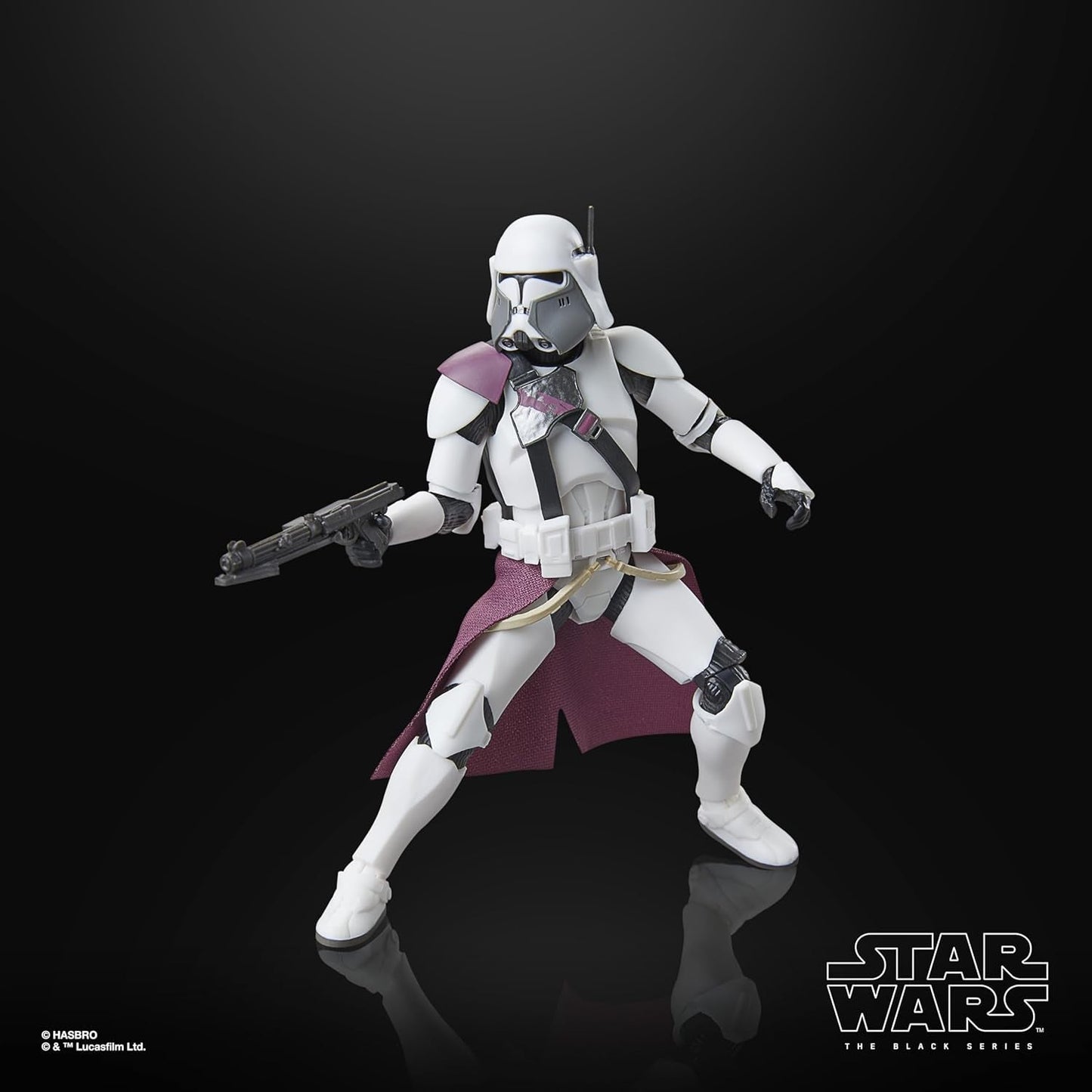 Star Wars Black Series Clone Commander Bacara, Star Wars: Ahsoka Premium Samlarfigur (15 cm) Actionfigurer Naty Shop