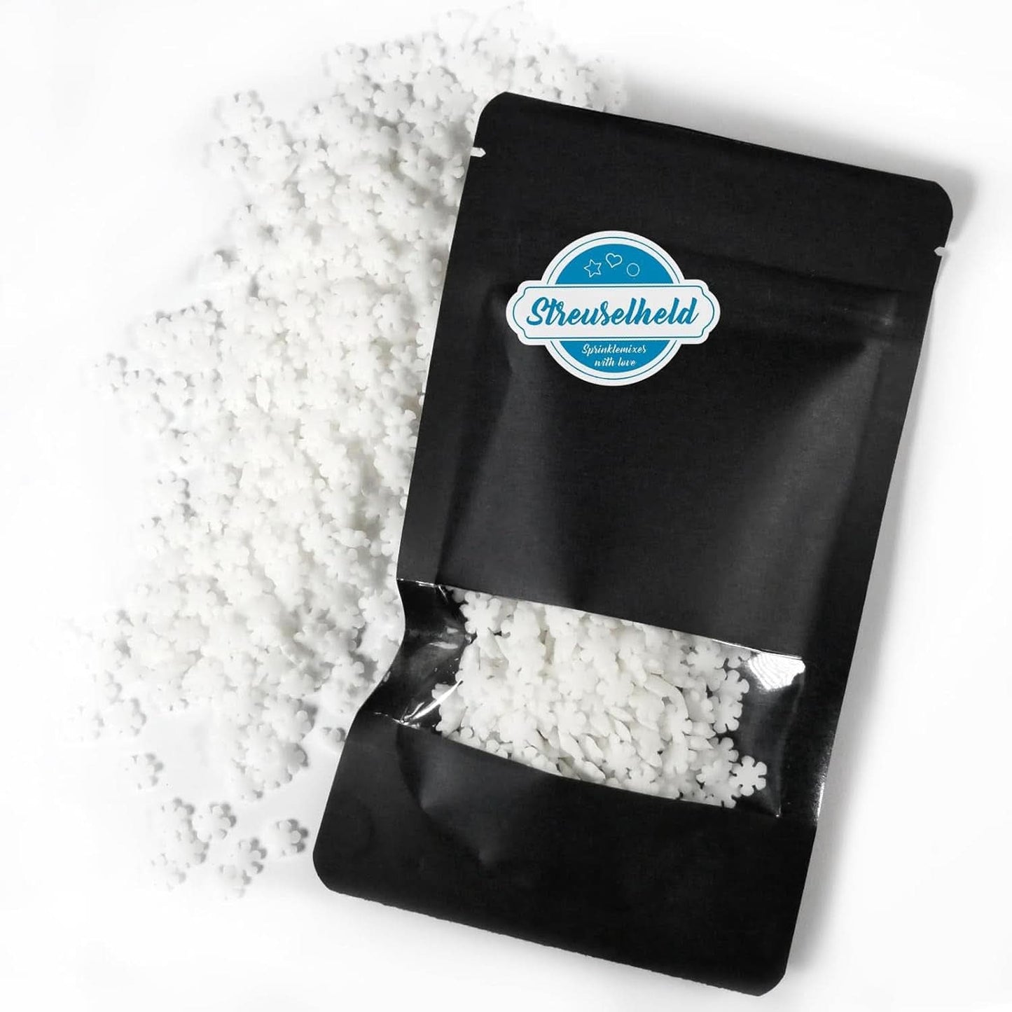 Streusel Hero, snöflingeströssel, olika mängder Strössel Naty Shop