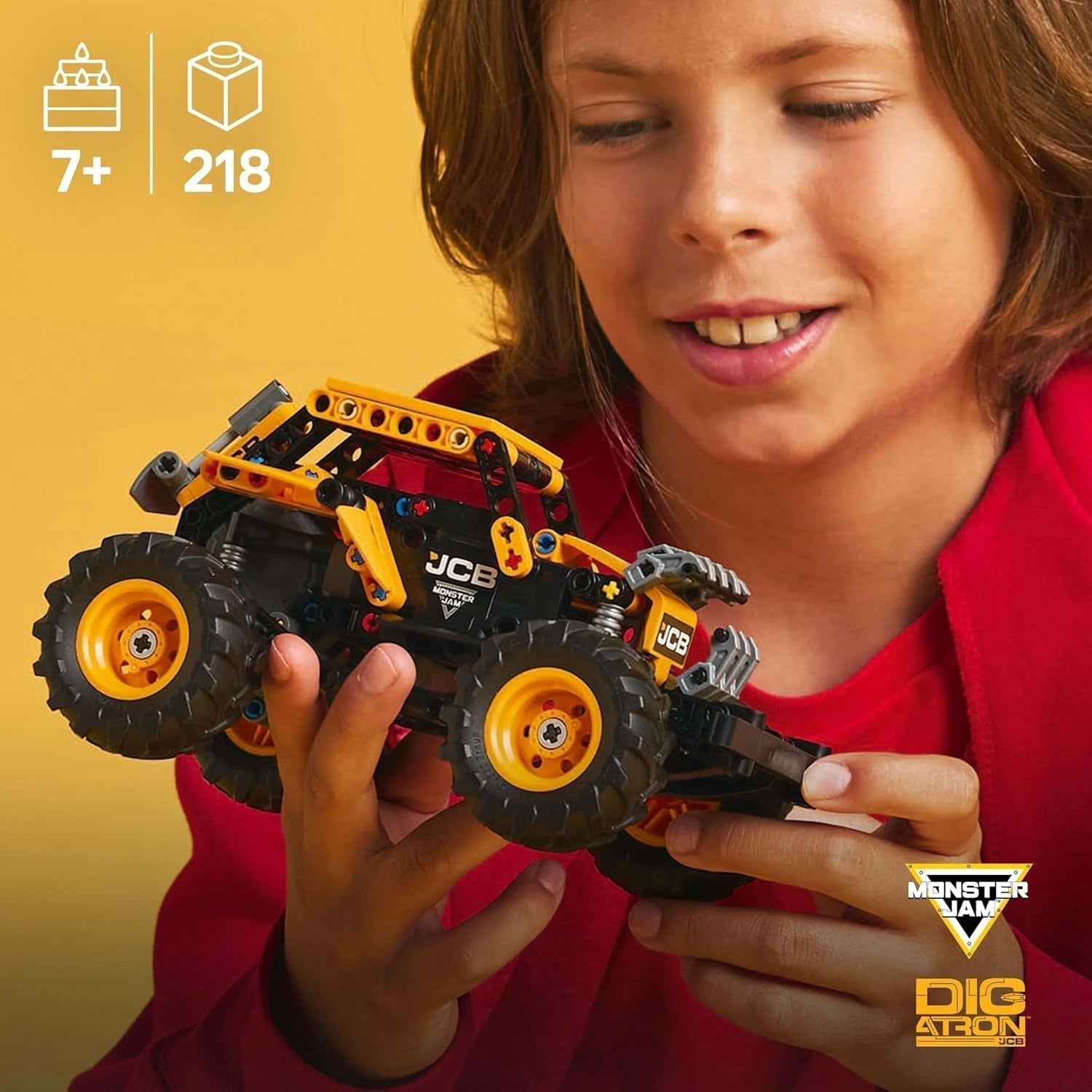 LEGO Technic Monster Jam Digatron, Monster Truck lekset för barn, byggleksaker för barn, pojkar och flickor från 7 år, presentidéer för fans av Monster Trucks och Motorsport 42199 Byggset Besuche den LEGO-Store