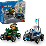 LEGO City Airplane vs. Sjukhussäng Race Car Set - Tvållåda leksak för pojkar och flickor från 5 år - Byggset med 2 minifigurer - Födelsedags- och semesterpresent 60459 Byggset Besuche den LEGO-Store Standardtitel
