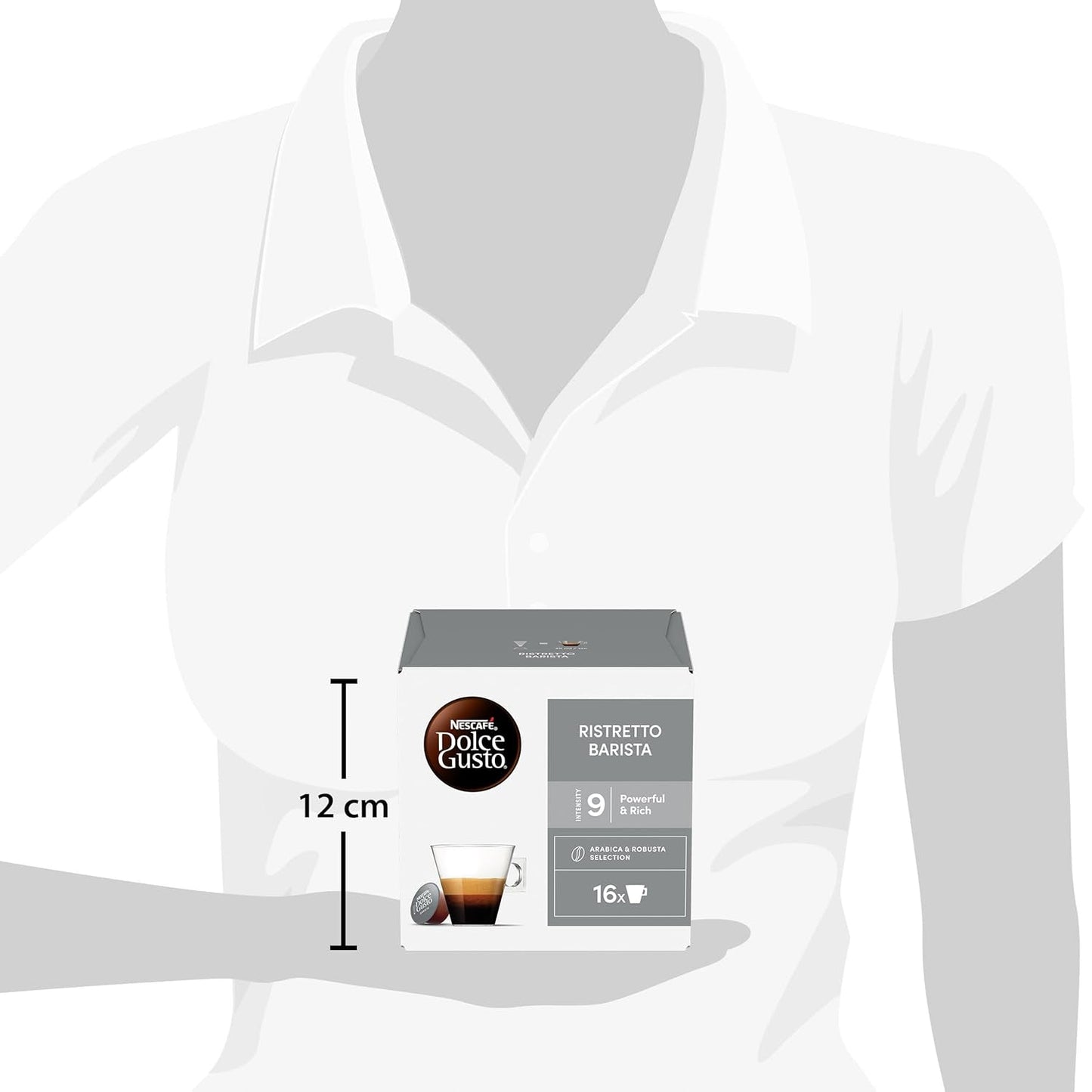NESCAFÉ DOLCE GUSTO Ristretto Barista Kaffeekapseln 3er Pack (3 x 16 Kapseln)