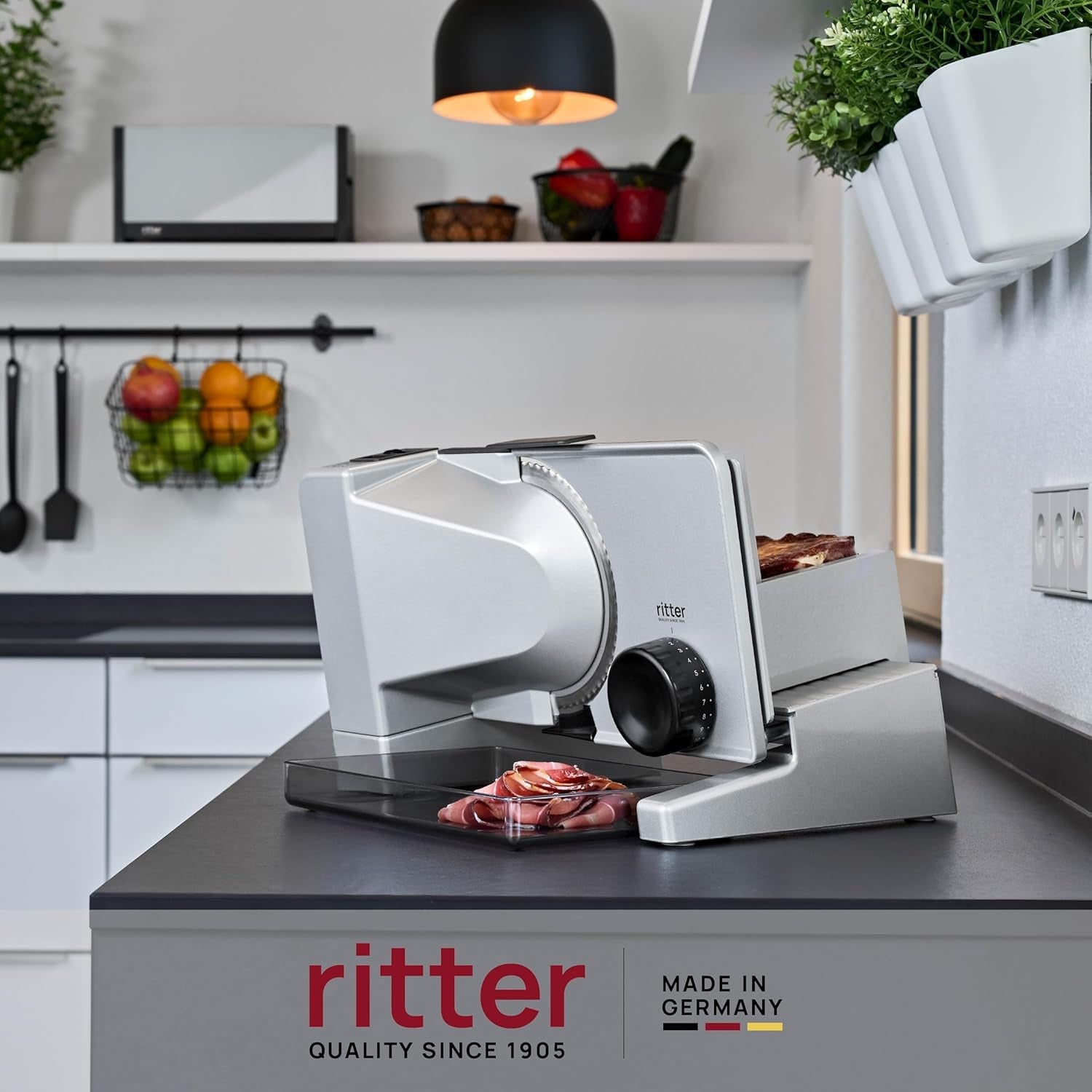 Ritter Serano 7 Duo plus Multifunktionell elektrisk skärmaskin Rasnite och Slicers Naty Shop