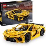 LEGO Technic Chevrolet Corvette Stingray - Samlarbyggeleksak - Leksakssportbil - Bilmodell - Present till 9-åriga pojkar och flickor som älskar leksaksbilar 42205 Byggset Besuche den LEGO-Store Standardtitel
