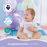 Bella Baby Happy Premiumblöjor, storlek 6, Junior Extra, 15+ kg, 96 st, DERMATEST och OEKO-TEX Seal, Babyblöjor för engångsbruk