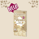 Schogetten Blonde Pure I vit choklad med kola I 100 g I individuellt portionerade (förpackning om 2)
