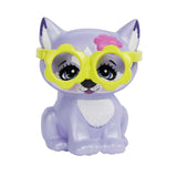 Enchantimals HHB90 - Hadley Husky Doll (Ca 15 cm) och slädhundsdjurfigur, liten docka med avtagbar kjol och tillbehör, bra present för barn från 4 år och uppåt