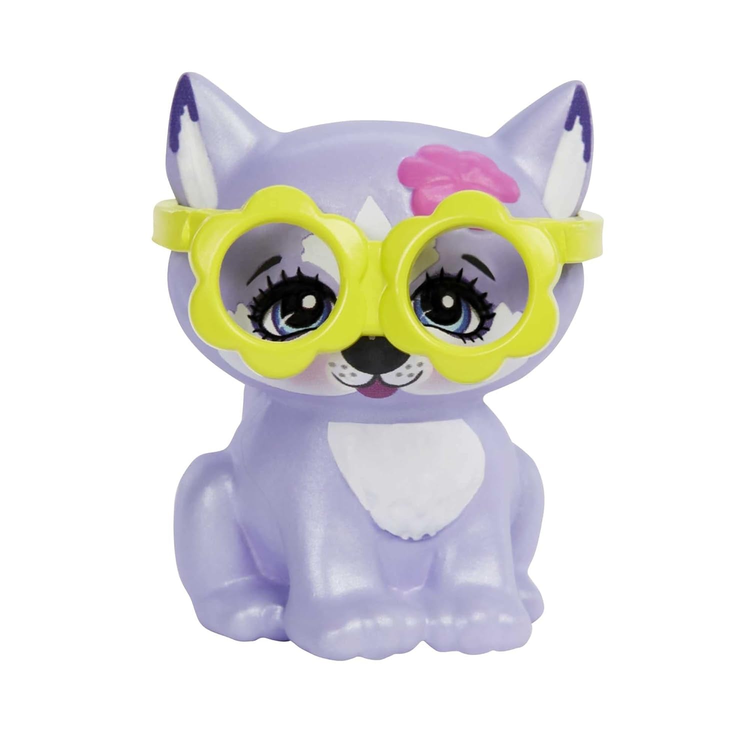 Enchantimals HHB90 - Hadley Husky Doll (Ca 15 cm) och slädhundsdjurfigur, liten docka med avtagbar kjol och tillbehör, bra present för barn från 4 år och uppåt