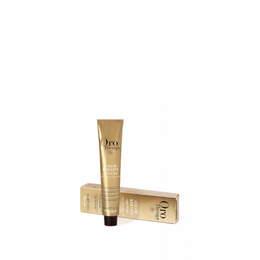 Fanola Oro Therapy Color Keratin 5.0 100ml Hårfärgning Naty Shop 7 Intensiv medium blond