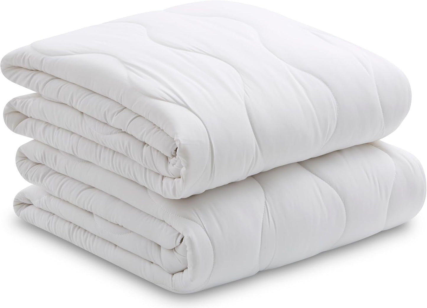 Degrees Home - 4 Estaciones - Nordiskt täcke, 180 Cm, 2 täcken. Vinter: Fibrer 270 G/M2; Sommar 170 Gr/M2-260X240 Cm Täcken och täcken Naty Shop Vit Säng 180 Cm