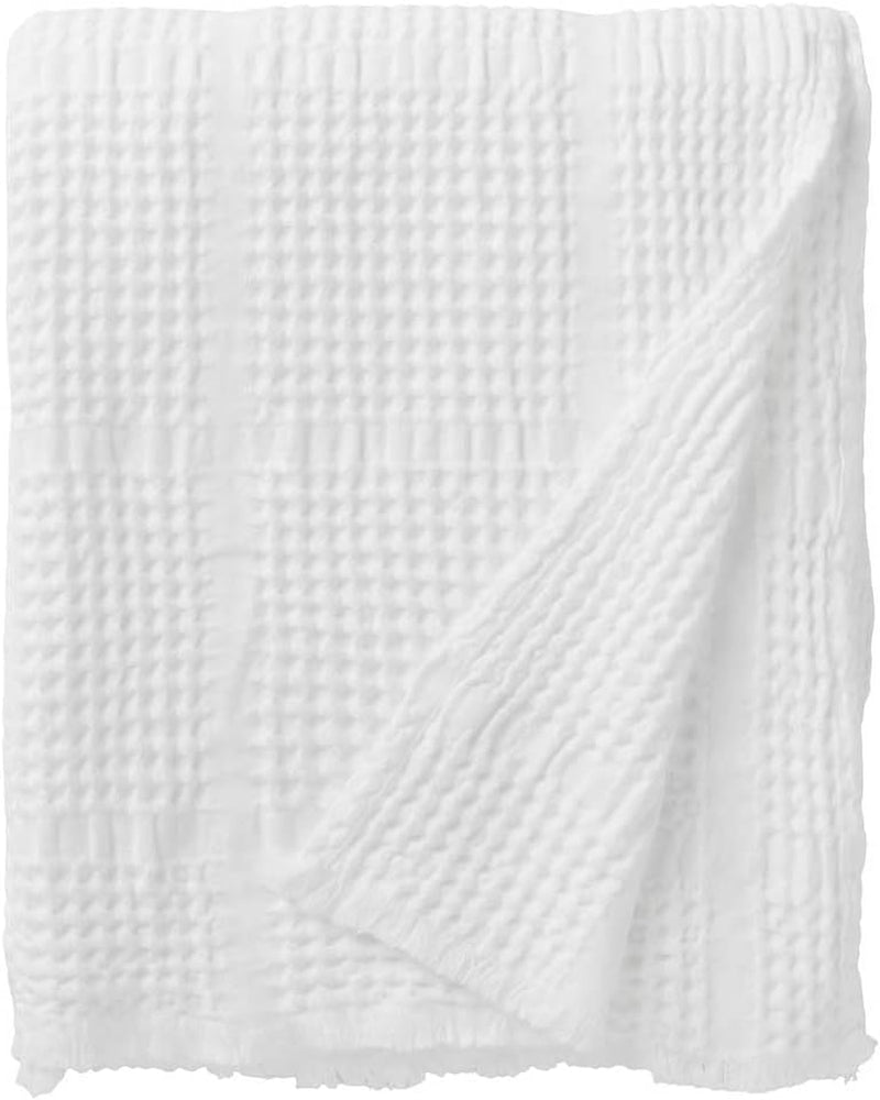 Enfärgad jacquardfilt, bomull, Yogi, 130 X 170 cm Täcken och täcken Naty Shop Standardtitel
