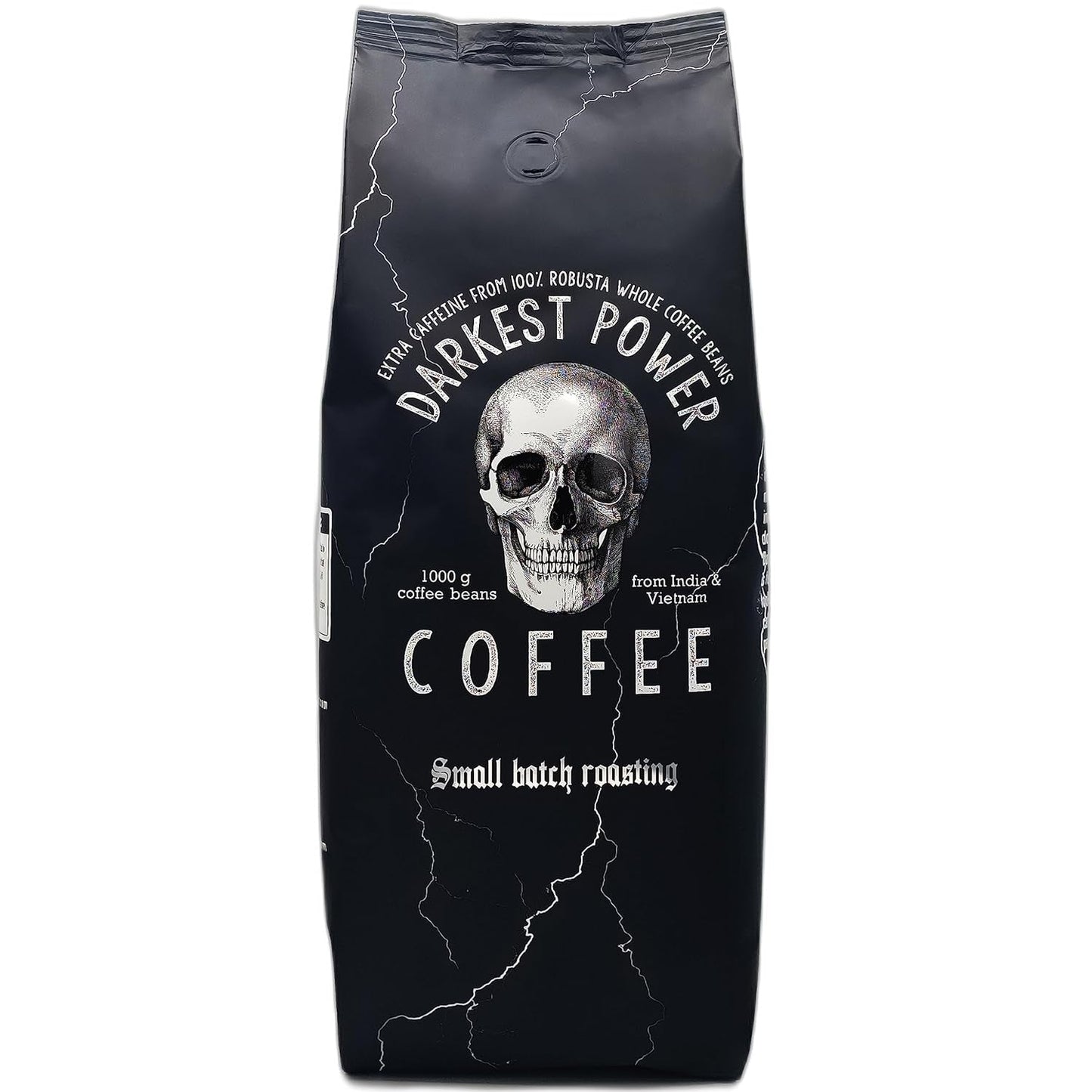 | Kaffeebohnen extra stark | Espresso 100% Robusta | viel Kaffein wenig Säure | 1000g ganze Kaffee Bohnen | geigeint für Helautomatisk | mit Zufriedenheitsgarantie