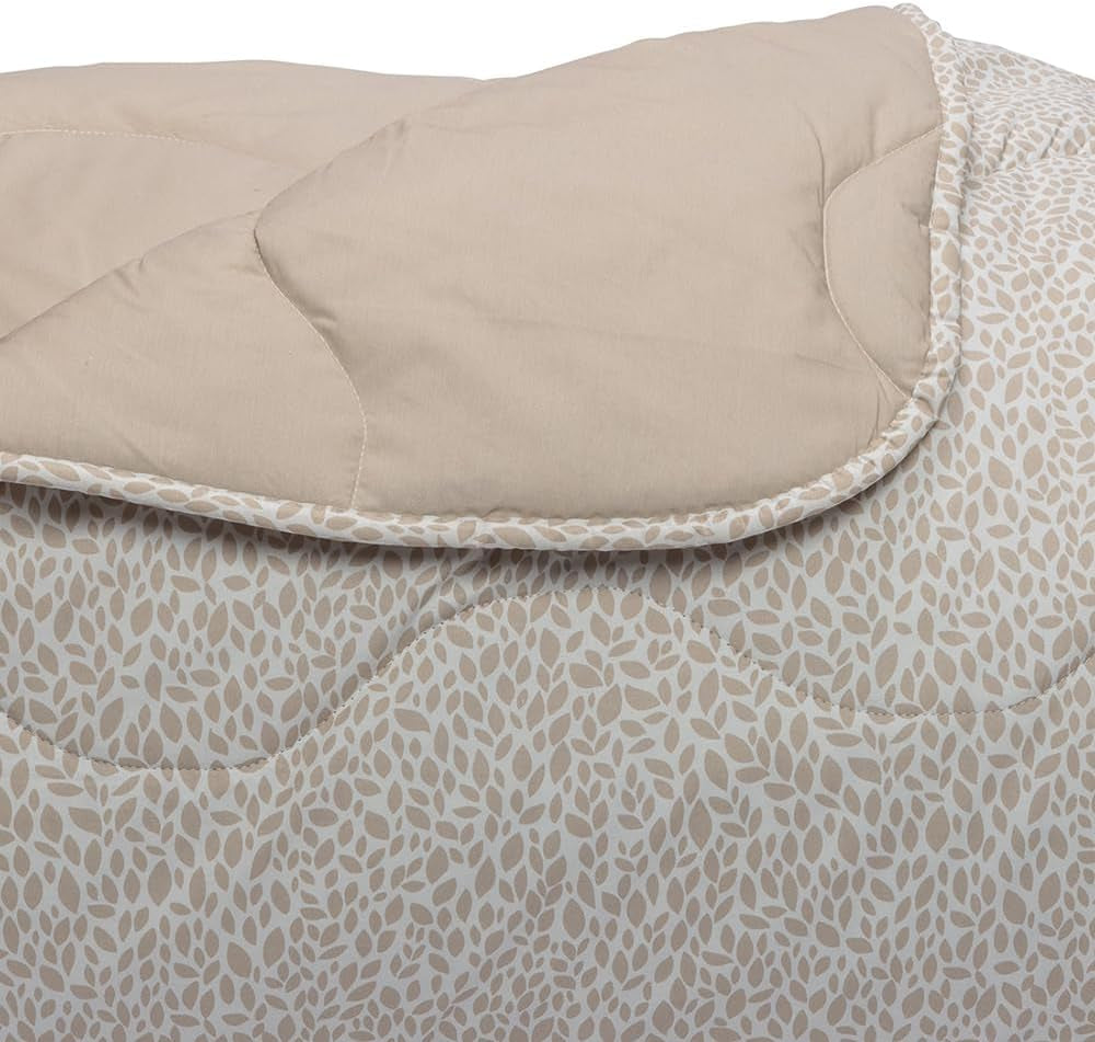 Foppapedretti Notte & Natura Petali täcke med sand, enkelsängstäcke, 100 % bomull, tillverkat i Italien Täcken och täcken Naty Shop