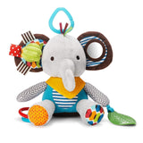 Skip Hop Bandana Buddies aktivitetsleksak, mjukis för spädbarn och barn, flerfärgad, elefantbabyleksaker Naty Shop Elephant