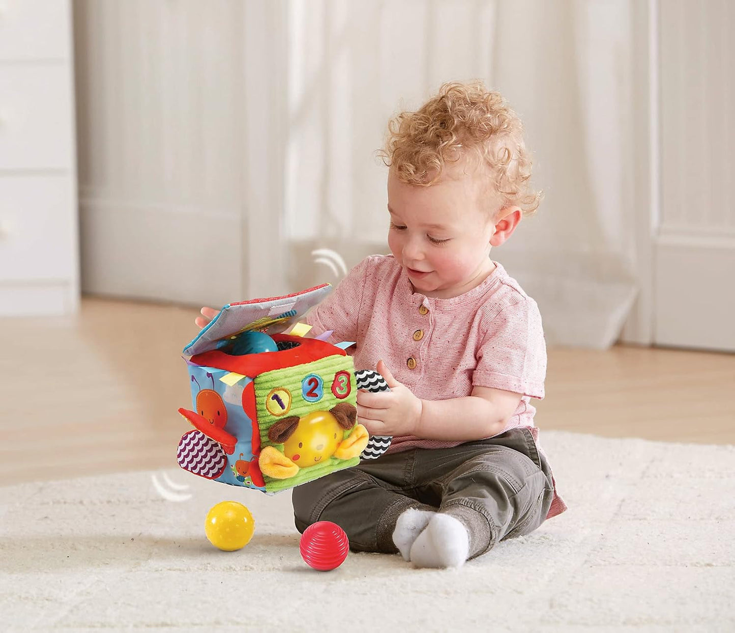 Vtech 80-528204 1-2-3 kub gosleksak för barn Jucarii Bebe Naty Shop