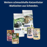 Bozita Mousse Ocean Mix - 12 x 85 g våt kattmat med tonfisk, lax eller gul torsk - spannmålsfri, sockerfri och konstgjorda färger - med postbiotika för en hälsosam tarmflora