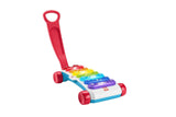 Fisher-Price Light-up gigantisk xylofon - elektroniskt musikinstrument att dra tillsammans med sånger med inlärningsinnehåll, för barn, småbarn från 9 månader, flerfärgad, version: franska, HJK40 Jucarii Bebe Naty Shop Francese