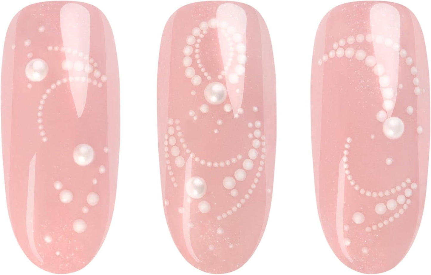 NÉONAIL Nagelstickers 3D - 61 Muster - Nail Charms - Nägel Selber Machen - Nails - Nageldesign - Accessoarer - Nailart - Nail Art Zubehör - Nagel Deko - Nagelschmuck - Dekoration Nageldesign - Weiß