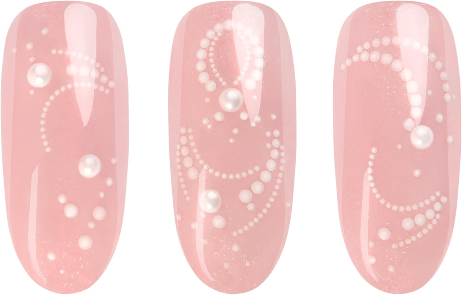 NÉONAIL Nagelstickers 3D - 61 Muster - Nail Charms - Nägel Selber Machen - Nails - Nageldesign - Accessoarer - Nailart - Nail Art Zubehör - Nagel Deko - Nagelschmuck - Dekoration Nageldesign - Weiß