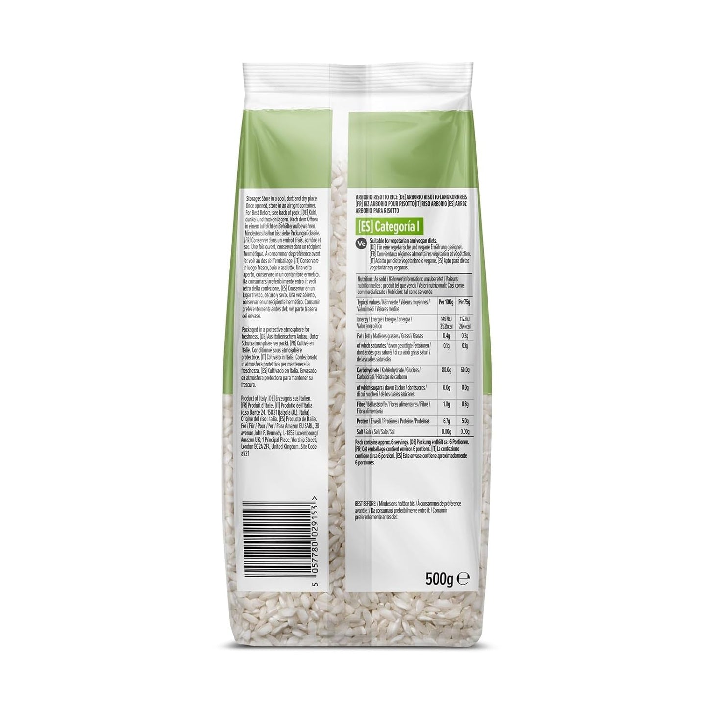 Arborio ris från Amazon, 500g