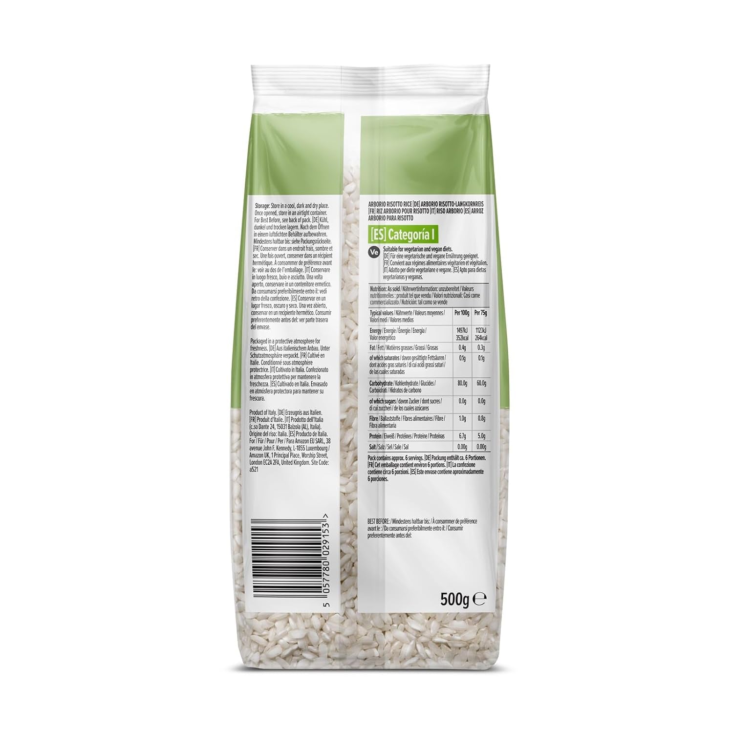 Arborio ris från Amazon, 500g