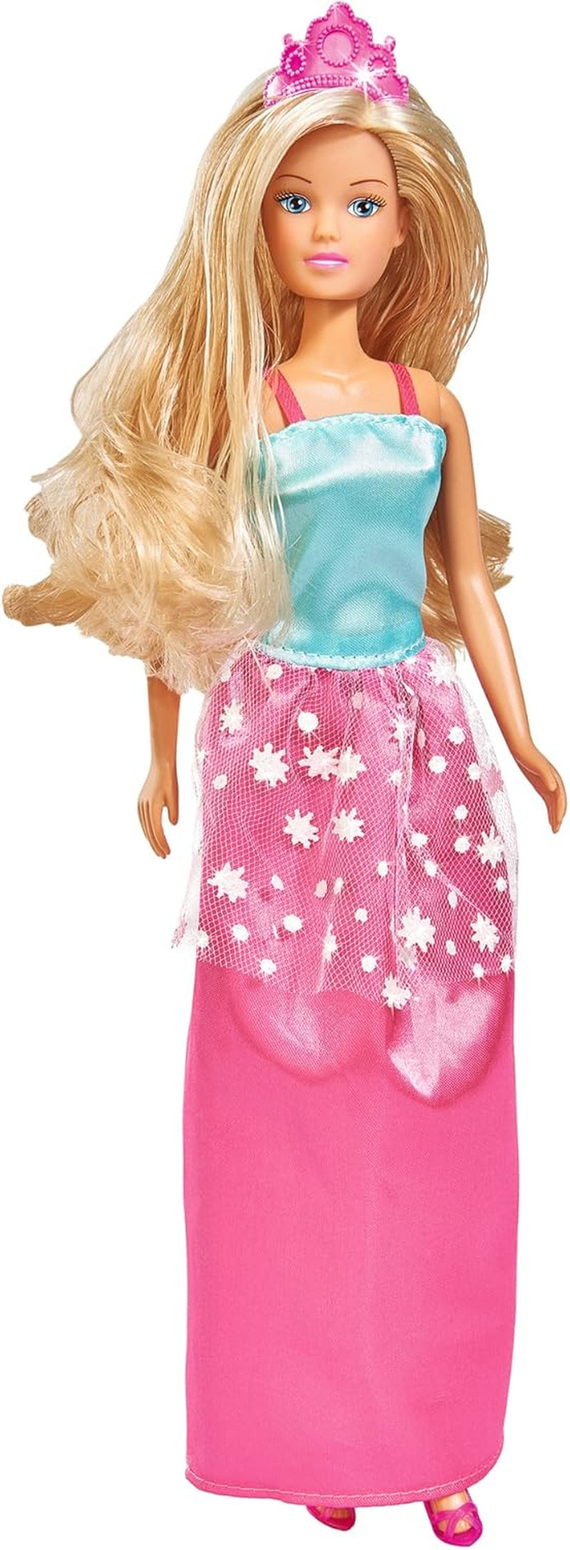 Simba 105733092 - Steffi Love Fashion Deluxe aftonklänning docka med åtta extra klänningar och matchande accessoarer, 23 delar, 29 cm, åldrar 3+