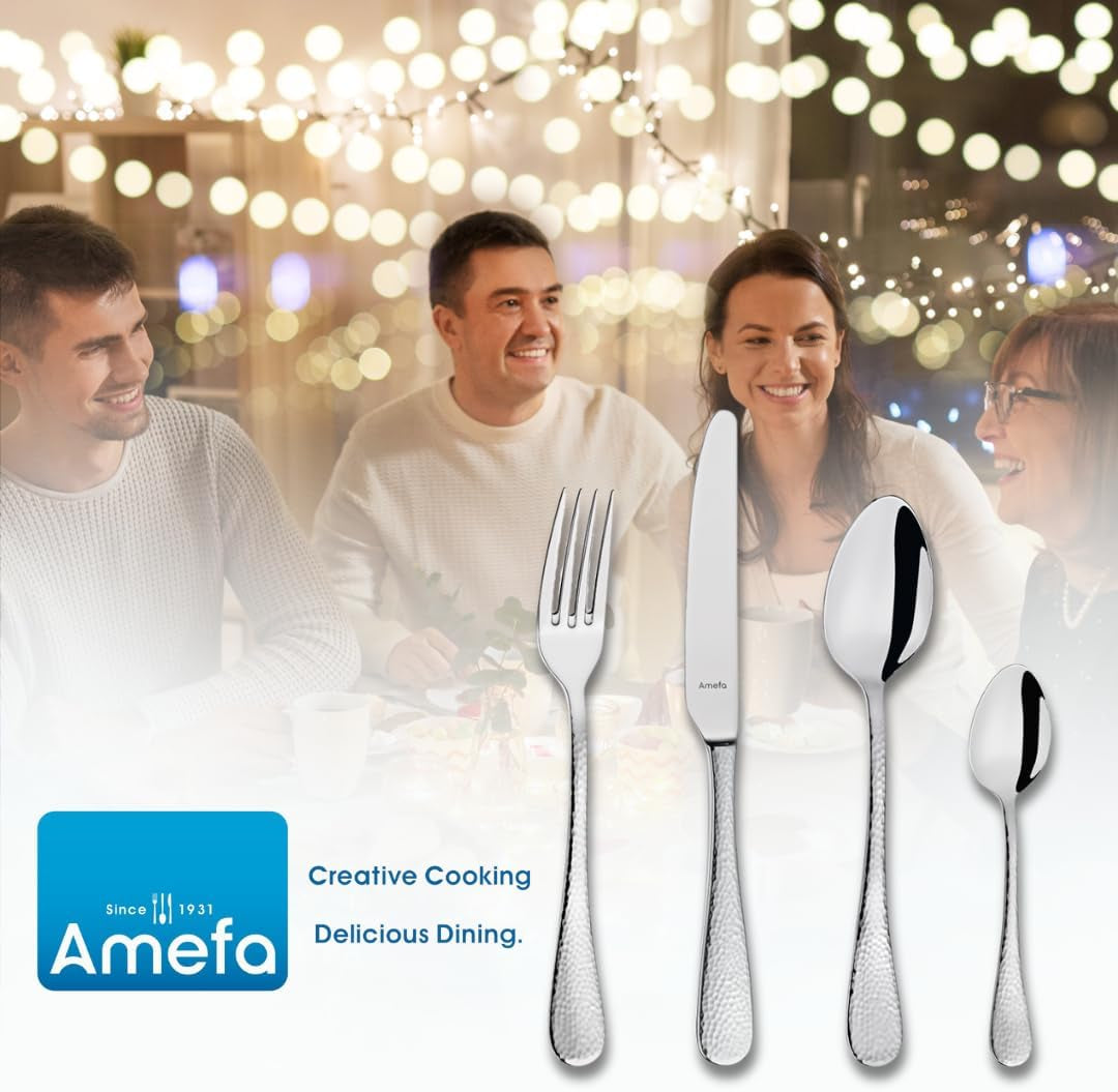 Amefa Sierra bestickset 6 personer | 24-delat rostfritt stål 18/10 Kitchen Naty Shop