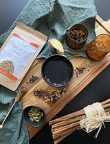 Masala Chai te kryddblandning 100g, indiska kryddor för chai te eller chai latte, 100% naturlig, smaklös, Teaclub Tea